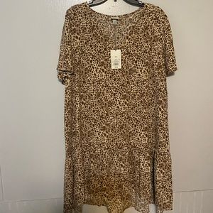 Cheetah print dress